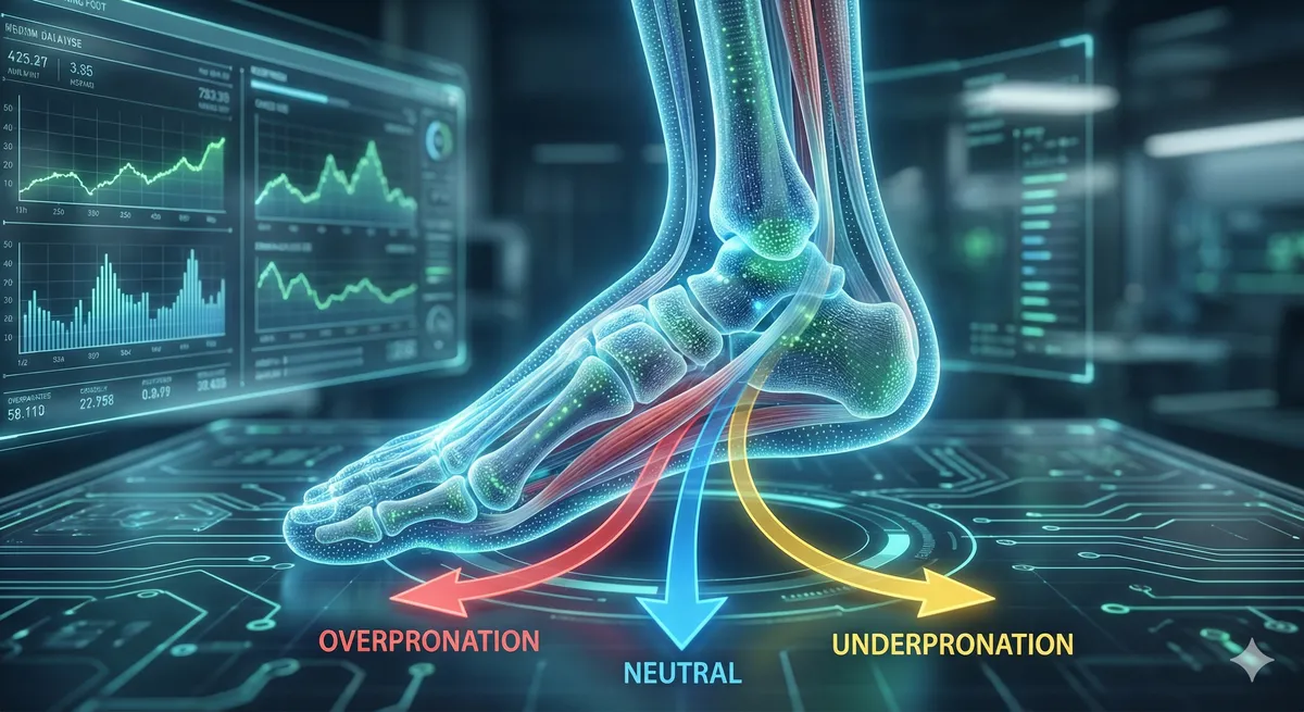 웨트 테스트로 발 유형 확인하기